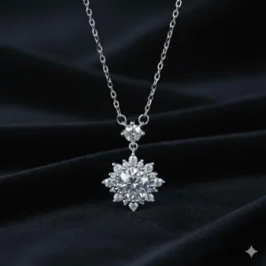 Ethereal Lab-Created Diamond Solitaire Pendant 1.0CT