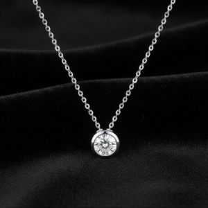 Solitaire Lab-Created Diamond Pendant 1.0CT