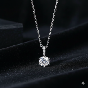 Home 12 Grace Lab-Created Diamond Solitaire Pendant 1.0CT