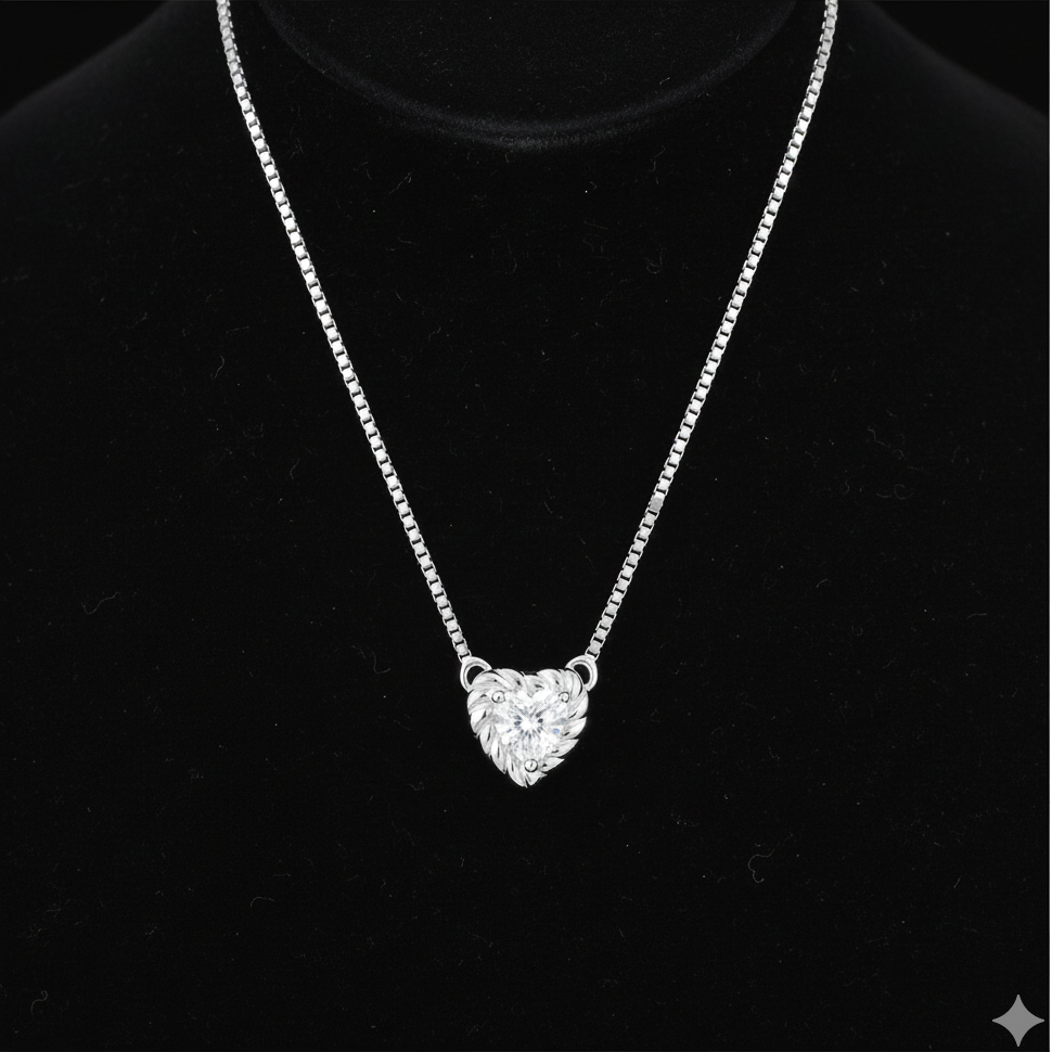 Devotion Lab-Created Diamond Solitaire Pendant 0.2CT 1 Devotion Lab-Created Diamond Solitaire Pendant 0.2CT