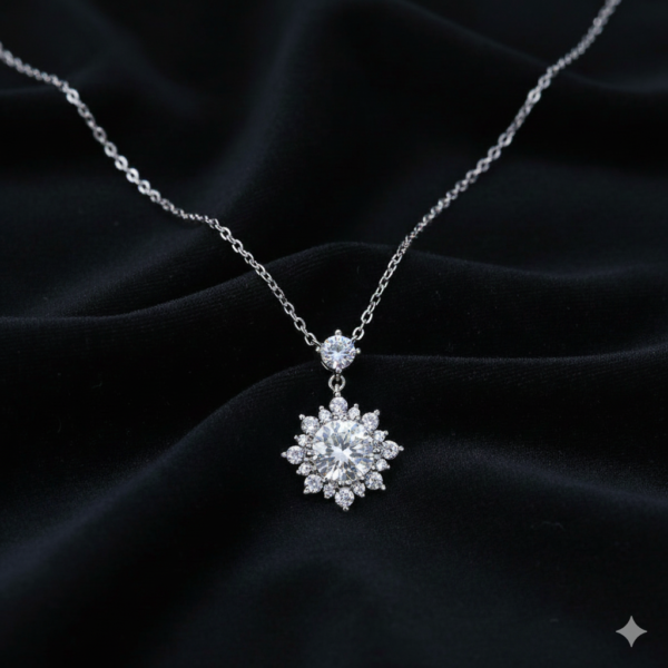 Ethereal Lab-Created Diamond Solitaire Pendant 1.0CT