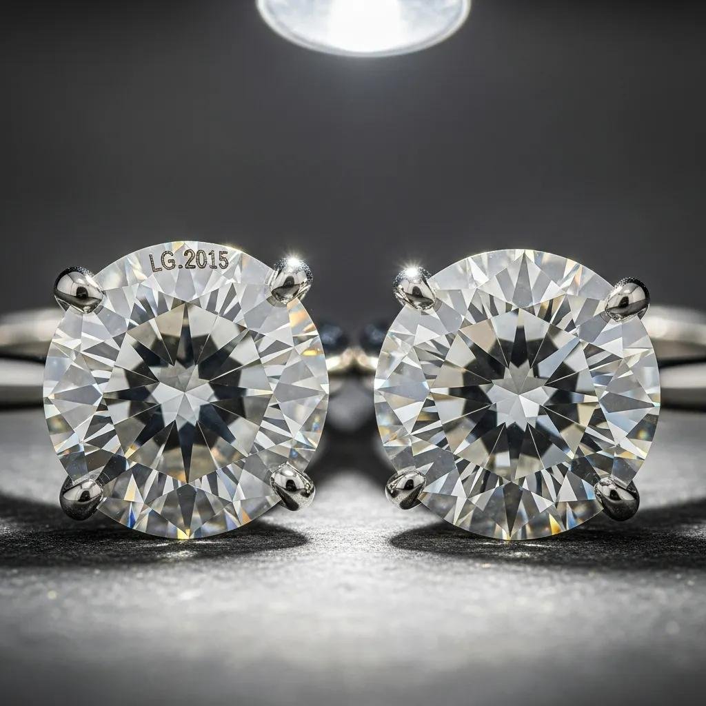 Close-up of lab-grown and natural diamonds in rings, showcasing their durability and brilliance