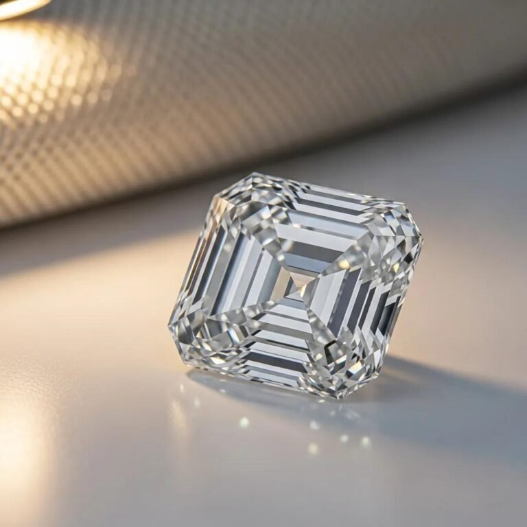 Lab-grown diamond showcasing clarity and brilliance, symbolizing ethical luxury